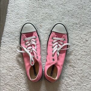 Pink Converse Low-Top Sneakers